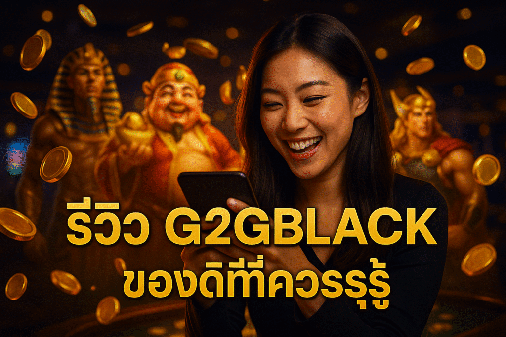 รีวิว G2GBLACK ของดีที่ควรรู้