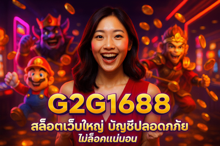 G2G1688 สล็อตเว็บใหญ่ บัญชีปลอดภัย ไม่ล็อคแน่นอน