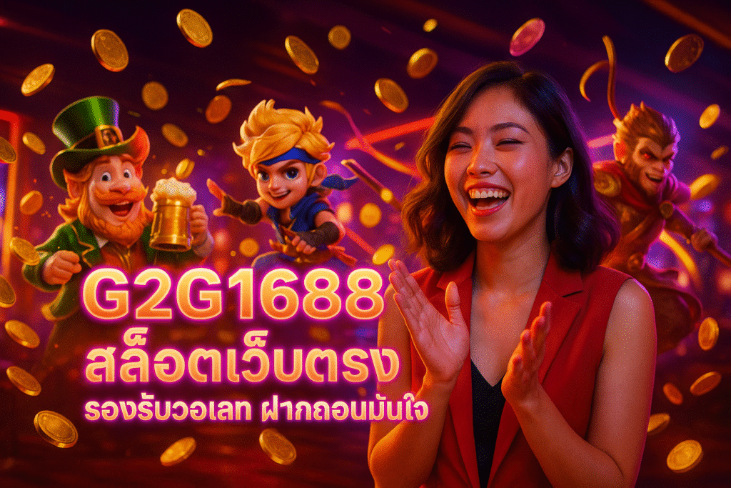G2G1688 สล็อตเว็บตรง รองรับวอเลท ฝากถอนมั่นใจ