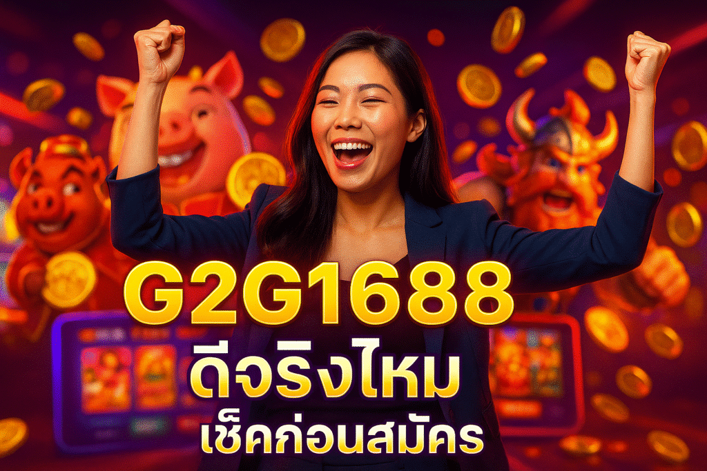 G2G1688 ดีจริงไหม เช็คก่อนสมัคร