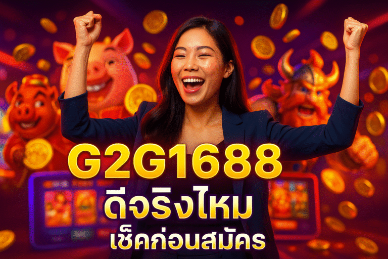 G2G1688 ดีจริงไหม เช็คก่อนสมัคร