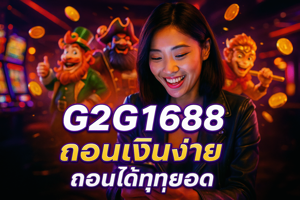 G2G1688 ถอนเงินง่าย ถอนได้ทุกยอด