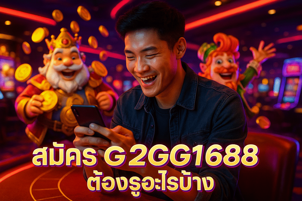 สมัคร G2G1688 ต้องรู้อะไรบ้าง