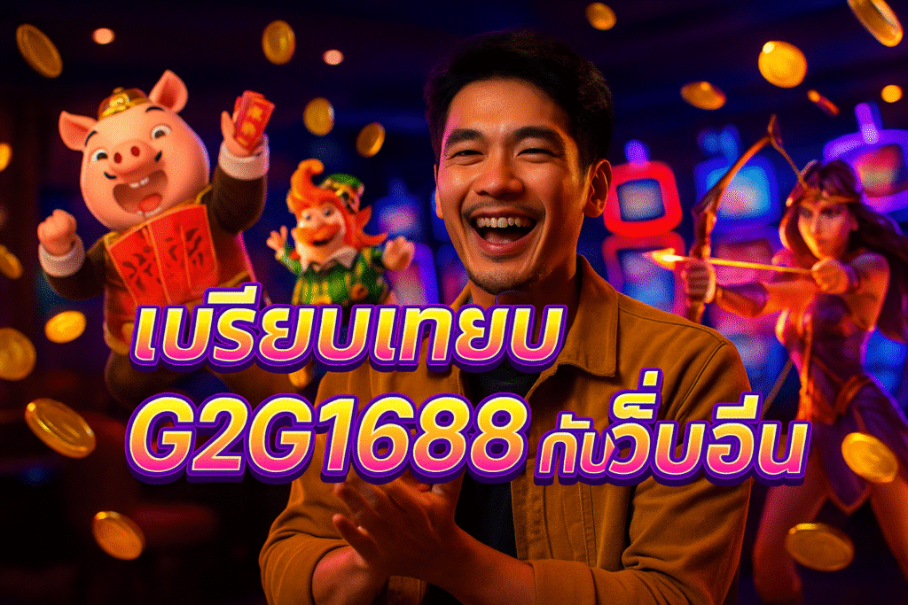 เปรียบเทียบ G2G1688 กับเว็บอื่น